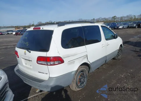 2001 Toyota Sienna Ce from USA, damaged, VIN 4T3ZF19C11U394503